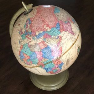Cram’s • Imperial • World Globe • 12” • Metal Base